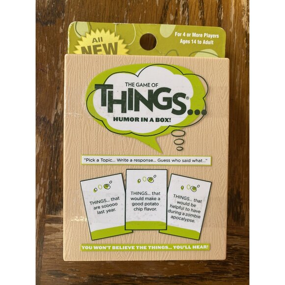 The Game Of Things Expansion Deck 1 Humor In A Box For 4+ Players Ages 14+ - Picture 1 of 3